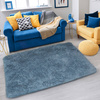 Shaggy Strado 100x150 SilverFur room carpet (Light gray)