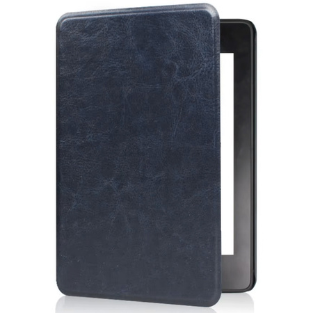 Etui skórzane do Kindle Paperwhite 6/ Colorsoft/ Signature Edition 2024 7", granatowe