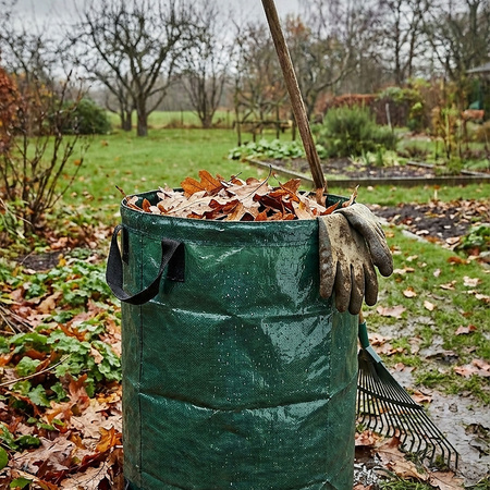 Worek kosz ogrodowy z uchwytami mocny na odpady liście trawę gałęzie 235L
