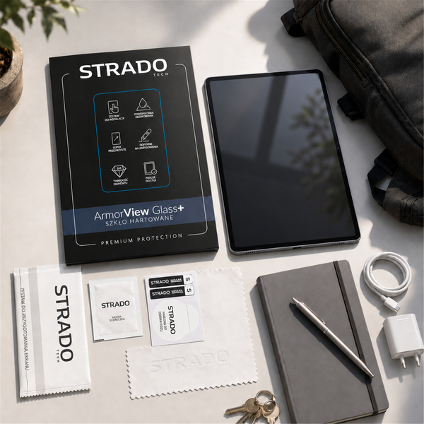 Tvrdené sklo na Galaxy Tab S10 Plus 12.4 X820 - ochrana displeja 9H, plné krytie, oleofóbne
