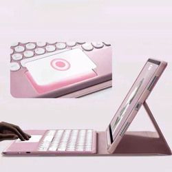 Bluetooth touchpad keyboard case for iPad Air 13 Gen6 (Pink)
