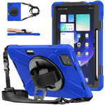 Etui pancerne Armor pasek do Xiaomi Mi Pad 6 / 6 Pro 2023 / 6 Pro, granatowe - ochronne z podstawką