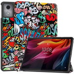 Etui Graficzne z klapką do Lenovo Tab K11 Plus 11.45 / Lenovo K11 Plus - ochronne z podstawką