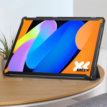 Puzdro Smart na Lenovo Idea Tab 11 2025 s klapkou, čierne - ochranné so stojanom