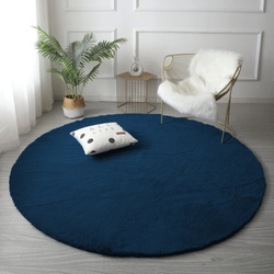 Rabbit Strado 120x120 round rug RoyalNavy (Blue)