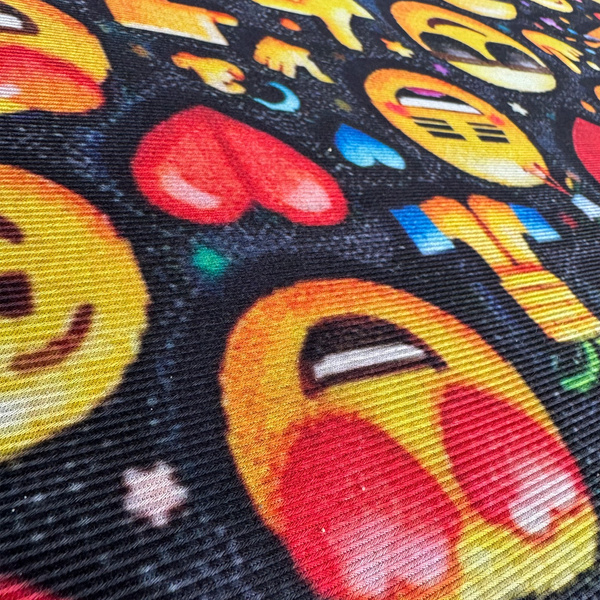 Dywan gamingowy 120x170 dla gracza mata pod fotel antypoślizgowy Emoji 3D