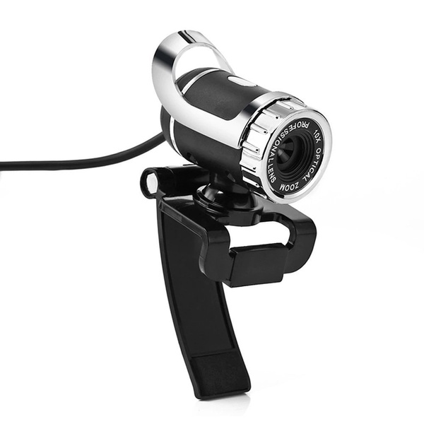WebCam A859 Black with microphone - compact webcam for computer and laptop