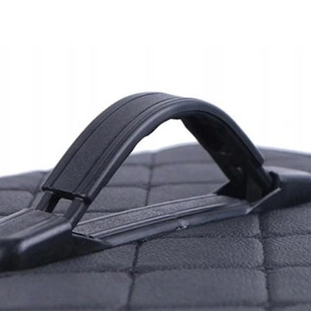 Folding large organizer for car trunk quilted trunk bag tote for shopping and tools