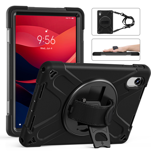 Armored case with strap for Lenovo Tab M11 TB330FU 10.95" (Black)