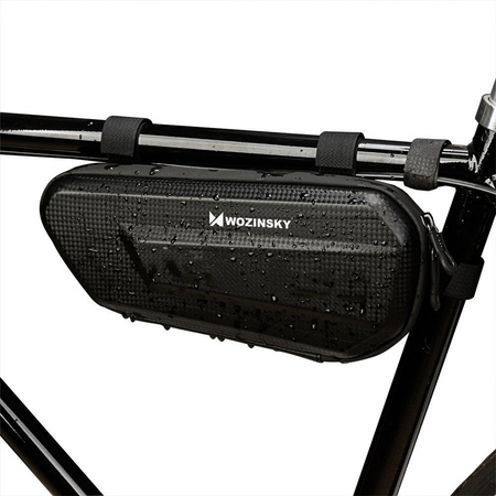 Wozinsky bicycle bag for the bicycle frame 1.5 L black (WBB10BK)