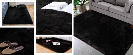 Sheep Strado rug 100x150 BlackSheep (Black)