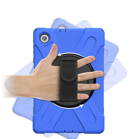 Armored case with strap for Lenovo Tab M11 TB330FU 10.95" (Navy blue)