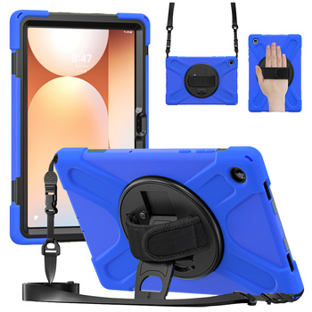 Etui do Samsung Galaxy Tab A11 Plus 10.9 2025 - Pancerne z uchwytem i paskiem