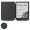 Etui Smart magnetycznie zamykane do Pocketbook Inkpad 4 / Color 2, brązowe - ochronne z podstawką