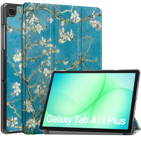 Etui do Galaxy Tab A11+ Plus 10.9 2025 - ochronne z podstawką, dostęp do portów i przycisków