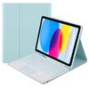 Touchpad keyboard case for Apple iPad 10.9 22 / 11 A16 2025 TPIP22 (Blue)