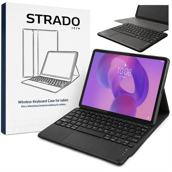 Puzdro s klávesnicou na Lenovo Idea Tab 11 2025, čierne - ochranné so stojanom