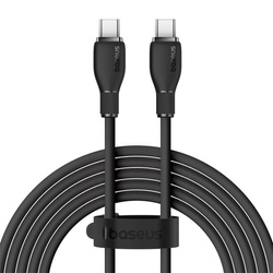 Kábel Baseus Pudding Series USB-C 100W 1,2m, čierny