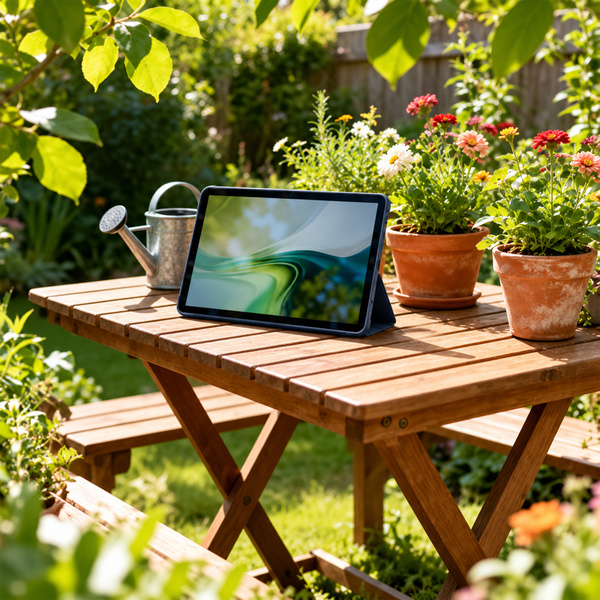 Etui Smart do Lenovo Yoga Tab Plus 12.7 2025 z klapką i podstawką - granatowe