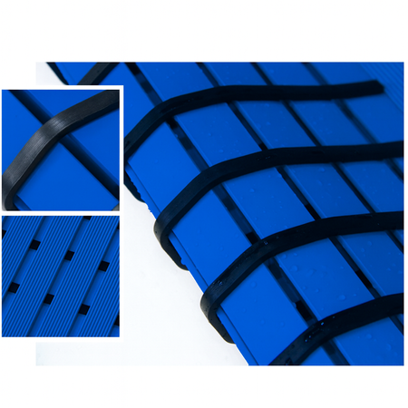 MATA łazienkowa antypoślizgowa POD PRYSZNIC brodzik do sauny basenu 43x61, niebieska