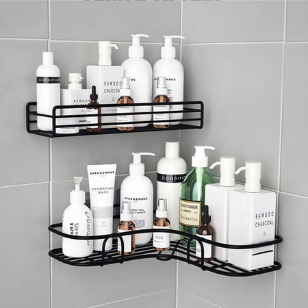 Strado corner bathroom shelf for shower