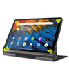 Puzdro Smart na Lenovo Yoga Tab YT s klapkou / Smart Tab, čierne - ochranné so stojanom