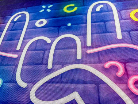 3D Strado HardGames 140x200 cm gaming carpet with dynamic pattern for gamer's room