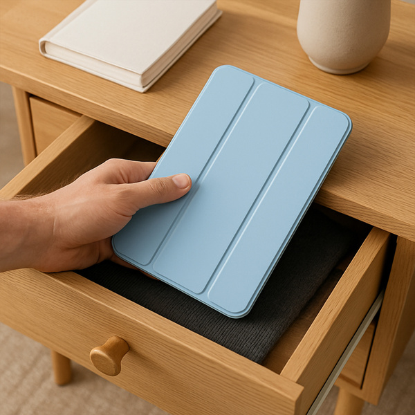 Etui Smart z uchwytem na rysik do Samsung Galaxy Tab S9 / S9 S10, niebieskie - ochronne z podstawką