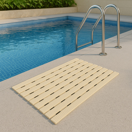 STRADO bathroom non-slip mat for shower wading pool sauna 43x61cm