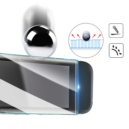 Szkło hartowane do Nintendo Switch 2 ochronne szybka 9H na ekran zestaw