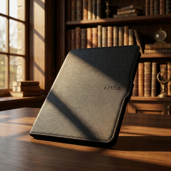Book Cover black case for Kindle Paperwhite 1/2/3 with sleep function and elegant finish