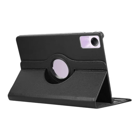 Puzdro otočné 360 na Xiaomi Redmi Pad SE 2023 11, čierne - ochranné so stojanom, prístup k portom a tlačidlám