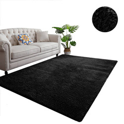 Dywan Alpaca 120x160 cm, czarny AlpacaBlack - miękki do salonu i sypialni