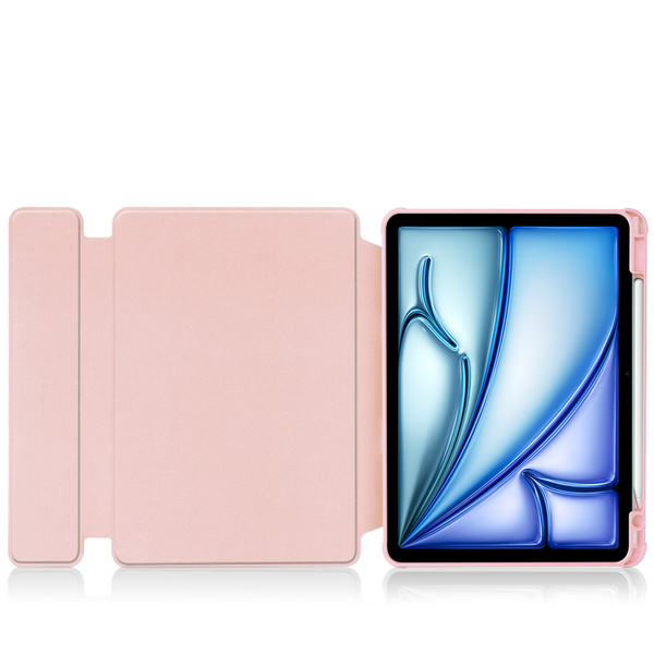 Etui klawiatura 360 iPad Air 13 2025/2024 - różowe
