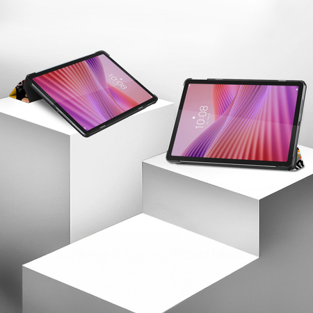 Puzdro grafické na Lenovo Tab 10.1 2025 s klapkou - ochranné so stojanom