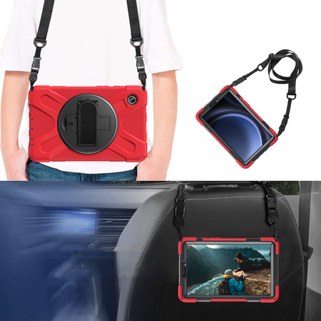 Etui Shockproof Galaxy Tab A9 8.7 2023 - Red