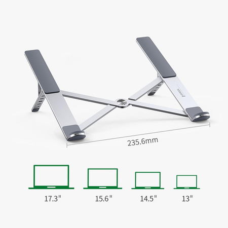 Ugreen foldable adjustable laptop stand silver (LP451)