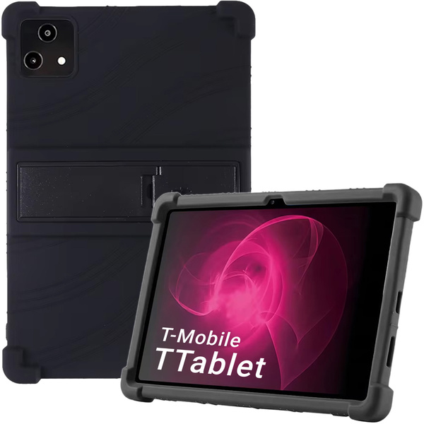 Puzdro Pancierové Armor Case na T-Mobile T Tablet 5G 10.36, čierne - ochranné so stojanom