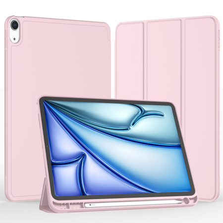 Etui Smart do iPad 10.9 2022 Gen. 10, różowe - ochronne z podstawką, dostęp do portów i przycisków