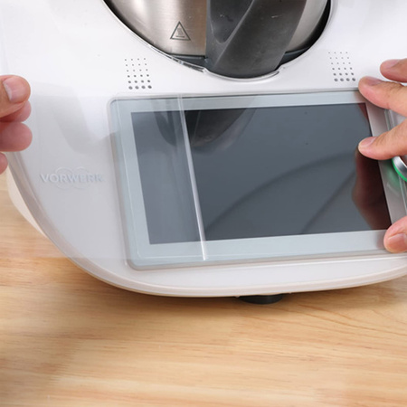 Sklo tvrdené na Thermomix TM6 sklíčko na displej 9H súprava - ochrana displeja 9H, plné krytie, oleofóbne