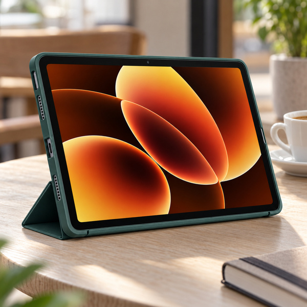 Etui Smart do Xiaomi Pad 7 / 7 PRO / Pad 8 / 8 PRO / Pad 9 z klapką i podstawką - zielone