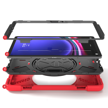 Puzdro pancierové Shockproof s držiakom na Samsung Galaxy Tab S9 / S9 S10 / S7 - ochranné