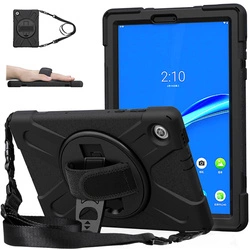 Armored case with strap for Lenovo Tab M11 TB330FU 10.95" (Black)