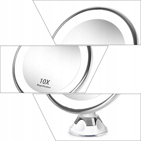 LED makeup magnifying mirror - FMM2