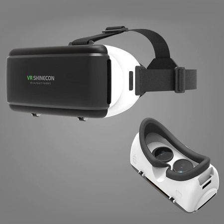 Shinecon G06 VR goggles for smartphone - comfortable 3D goggles wide field of view and lens adjustment