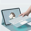 Puzdro s klávesnicou Bluetooth na Samsung Galaxy Tab A9 8.7 X110 / X115, modré - ochranné