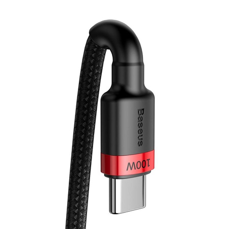 Baseus Cafule PD2.0 100W flash charging USB For Type-C cable (20V 5A)2m Red+Black