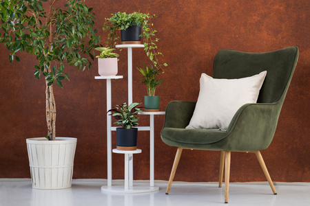 KWIETNIK FINO stojak metalowy na kwiaty rośliny na donice 4 poziomy 100 cm, biały