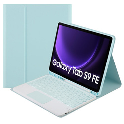 Etui kolorowe z klawiaturą do Samsung Galaxy Tab S9 FE 10.9 2023 / S10 FE 2025 - ochronne z podstawką