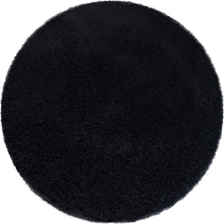 Alpaca Strado 300x300 round carpet - AlpaBlack
